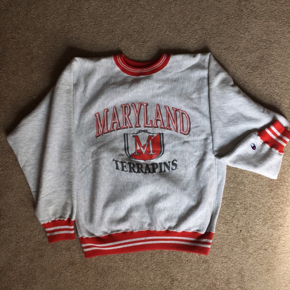 Vintage Champion University of Maryland Sweatshirt